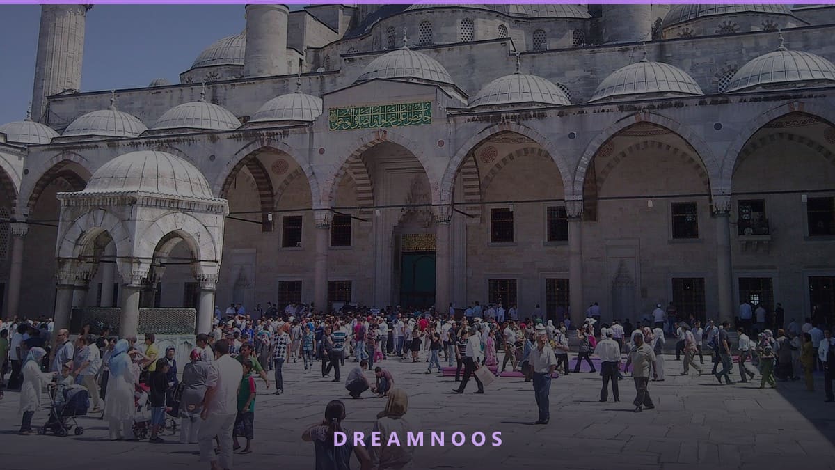 Symbolic illustration for Praying in Mosque Dream Meaning & Interpretation