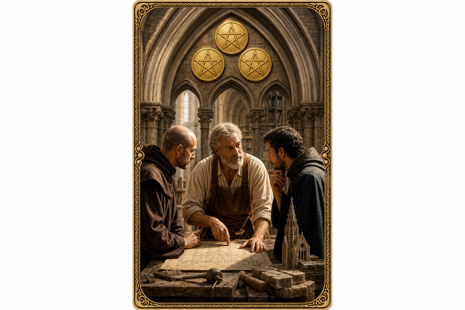 Three of Pentacles